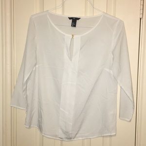 Off-white H&M blouse